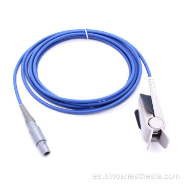 Accesorios de cable médico de sonda de sensor Spo2 aprobados por la CE